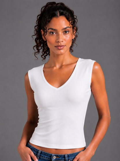 V Neck Tank Top