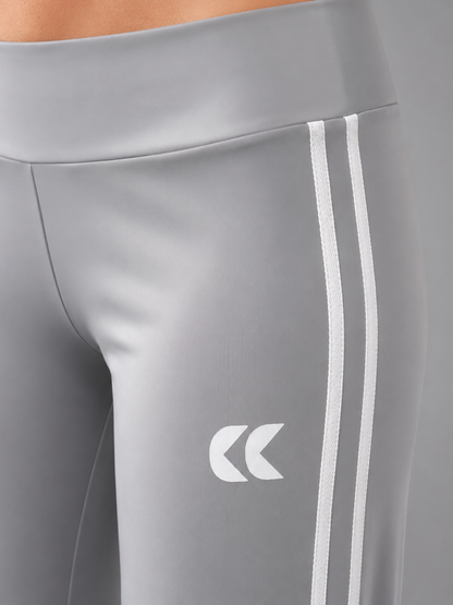 Pantalon droit taille basse - Gris