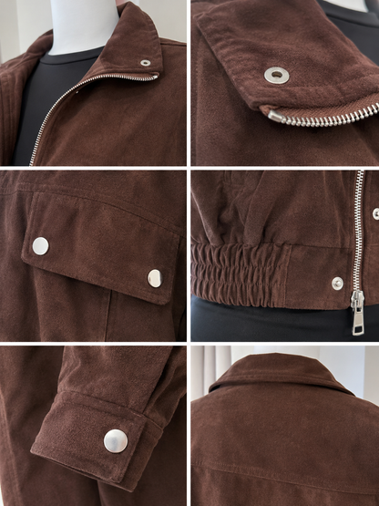 Vintage Flight Jacket – Chocolate Brown