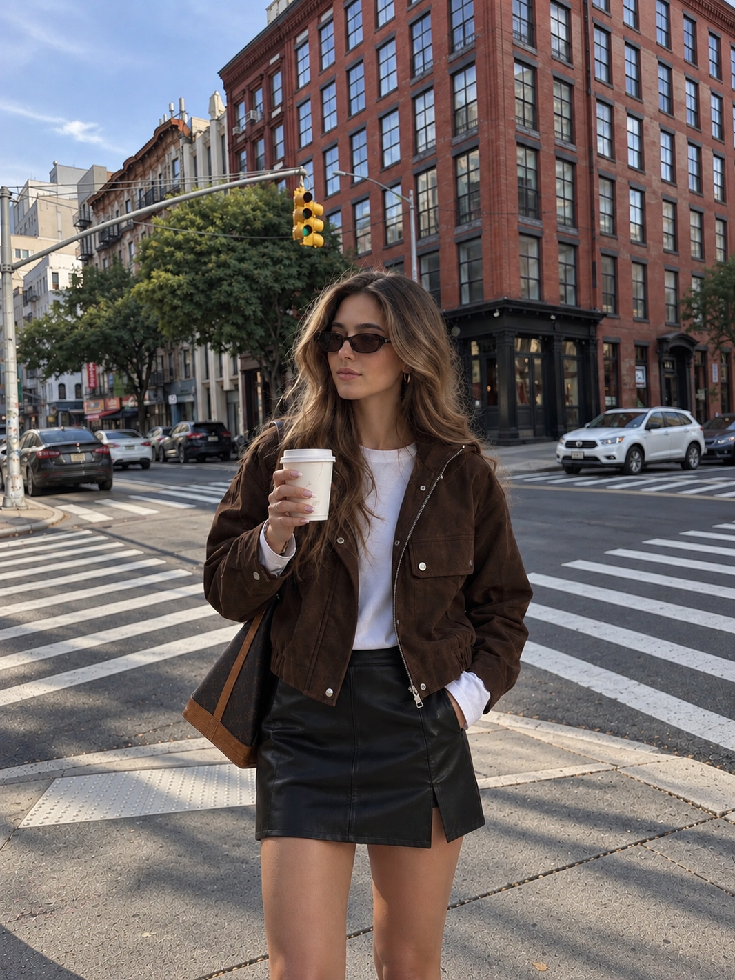 Vintage Flight Jacket – Chocolate Brown