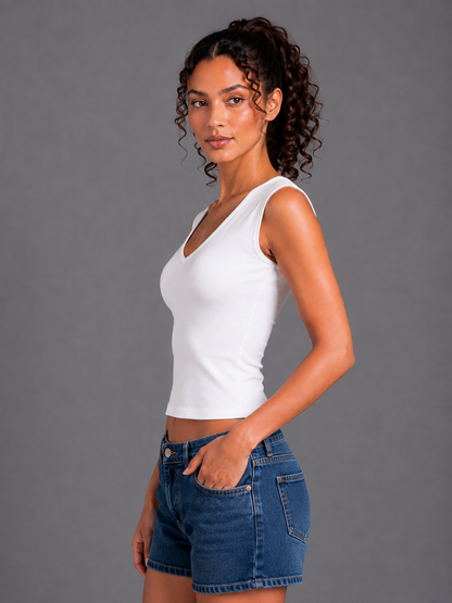 V Neck Tank Top