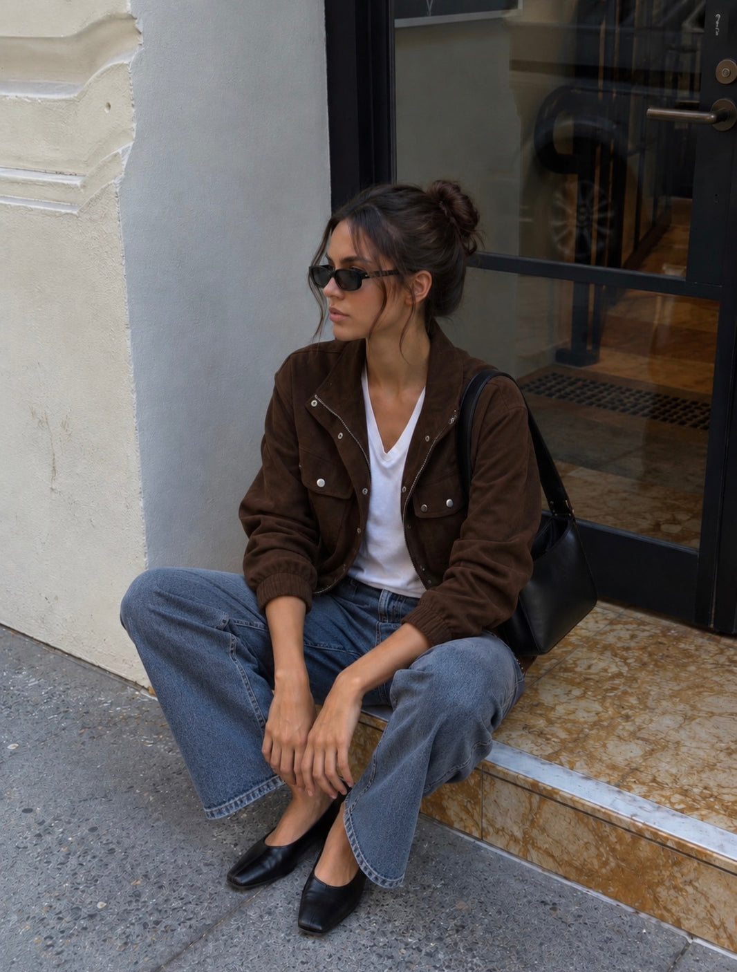 Vintage Flight Jacket – Chocolate Brown