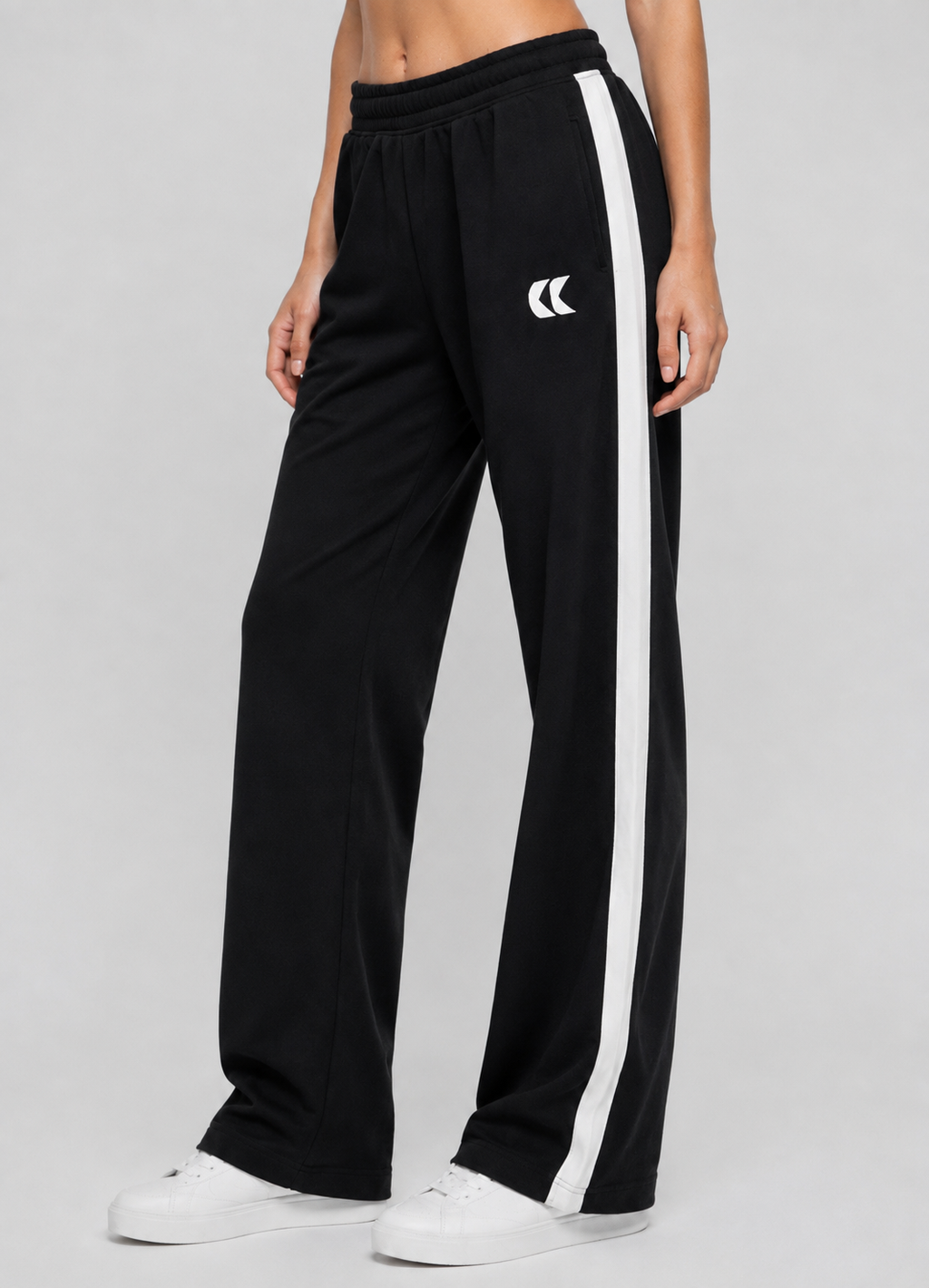 Wide Side Stripe Track Pant
